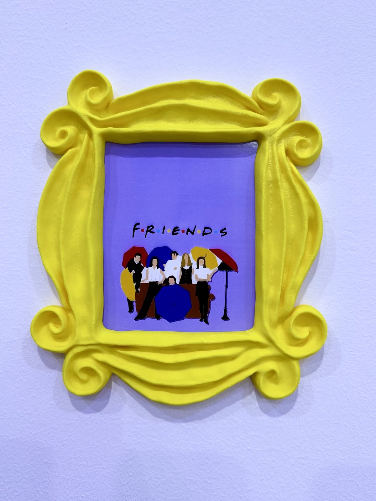 Monica's peephole door frame